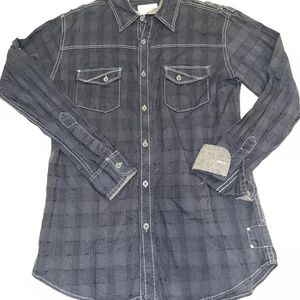 PD&C Navy Button Down